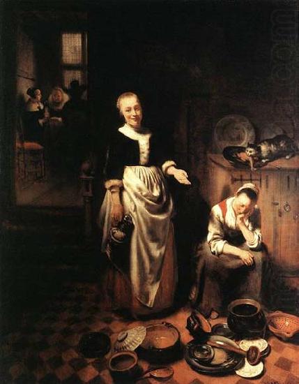 The Idle Servant, MAES, Nicolaes